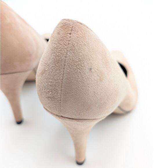 Nordstrom Lexxy Pointed Toe Heel Pumps Women's Tan Light Size US8M EU39 - Picture 9 of 11